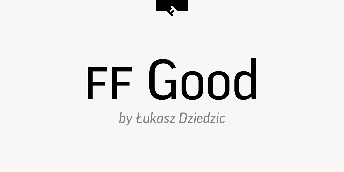 Przykładowa czcionka FF Good Pro #1